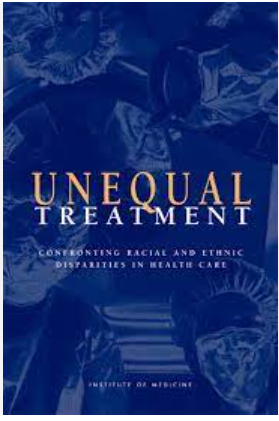 Unequal Treatment Report cover