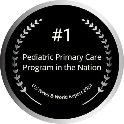Duke University ranking for number one pediatric primary care program in the Nation. 