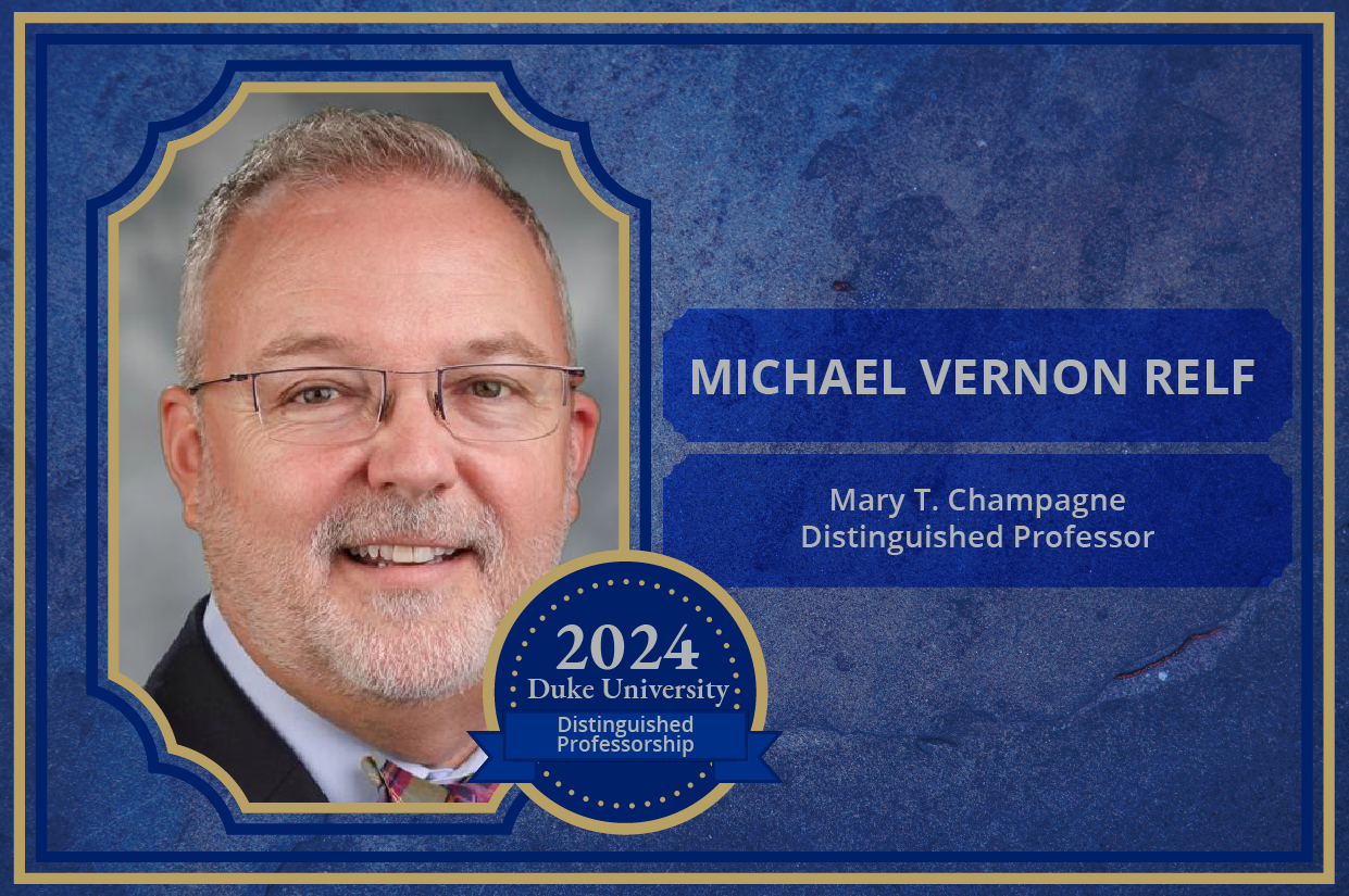 Michael Relf Distinguished Professorship 2024