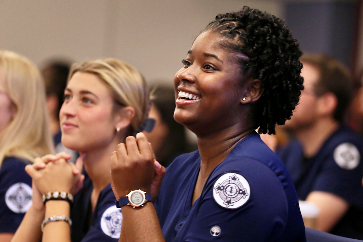 Duke ABSN Student at Ceremony