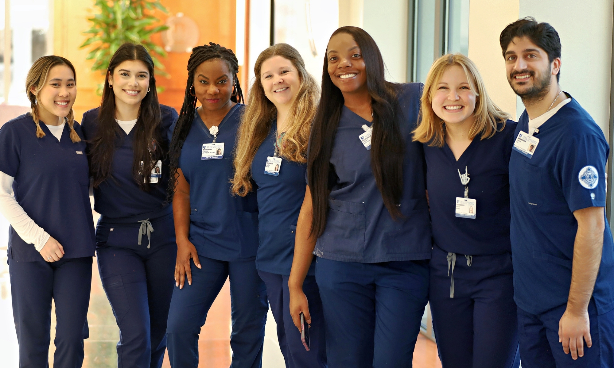 Group of Nursing Students smiling