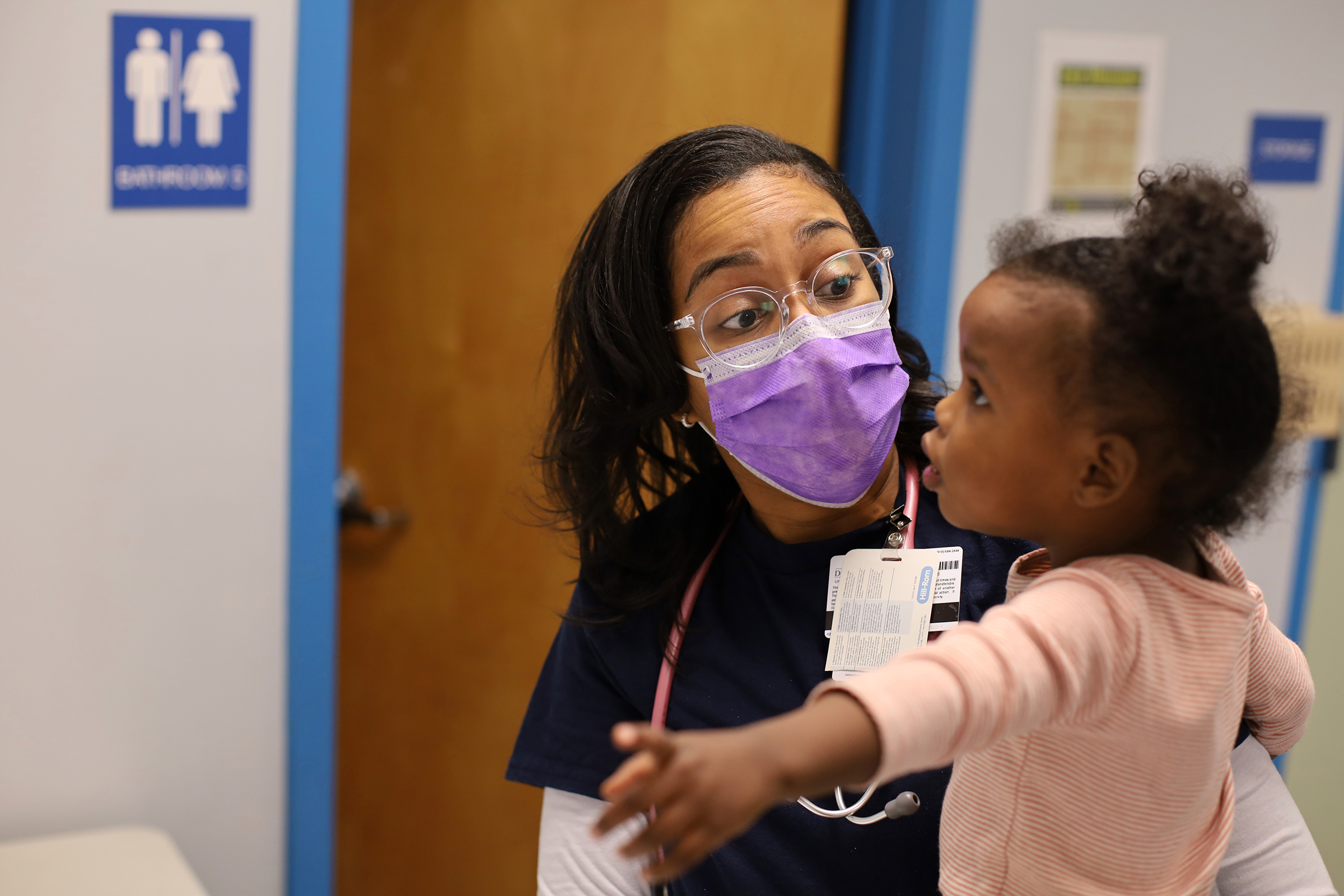 M-PACT Nurse with toddler