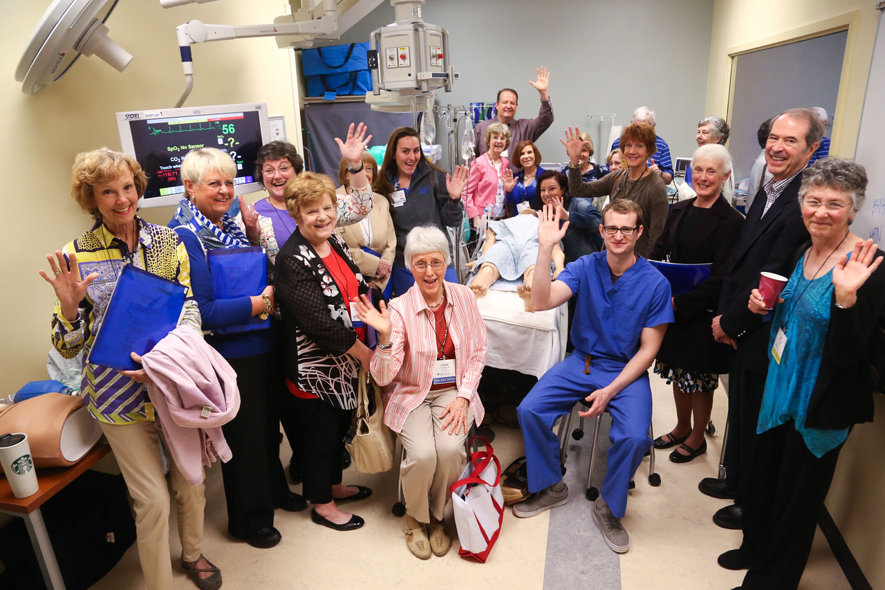 Reunion April 2014 Tour of School of Nursing
