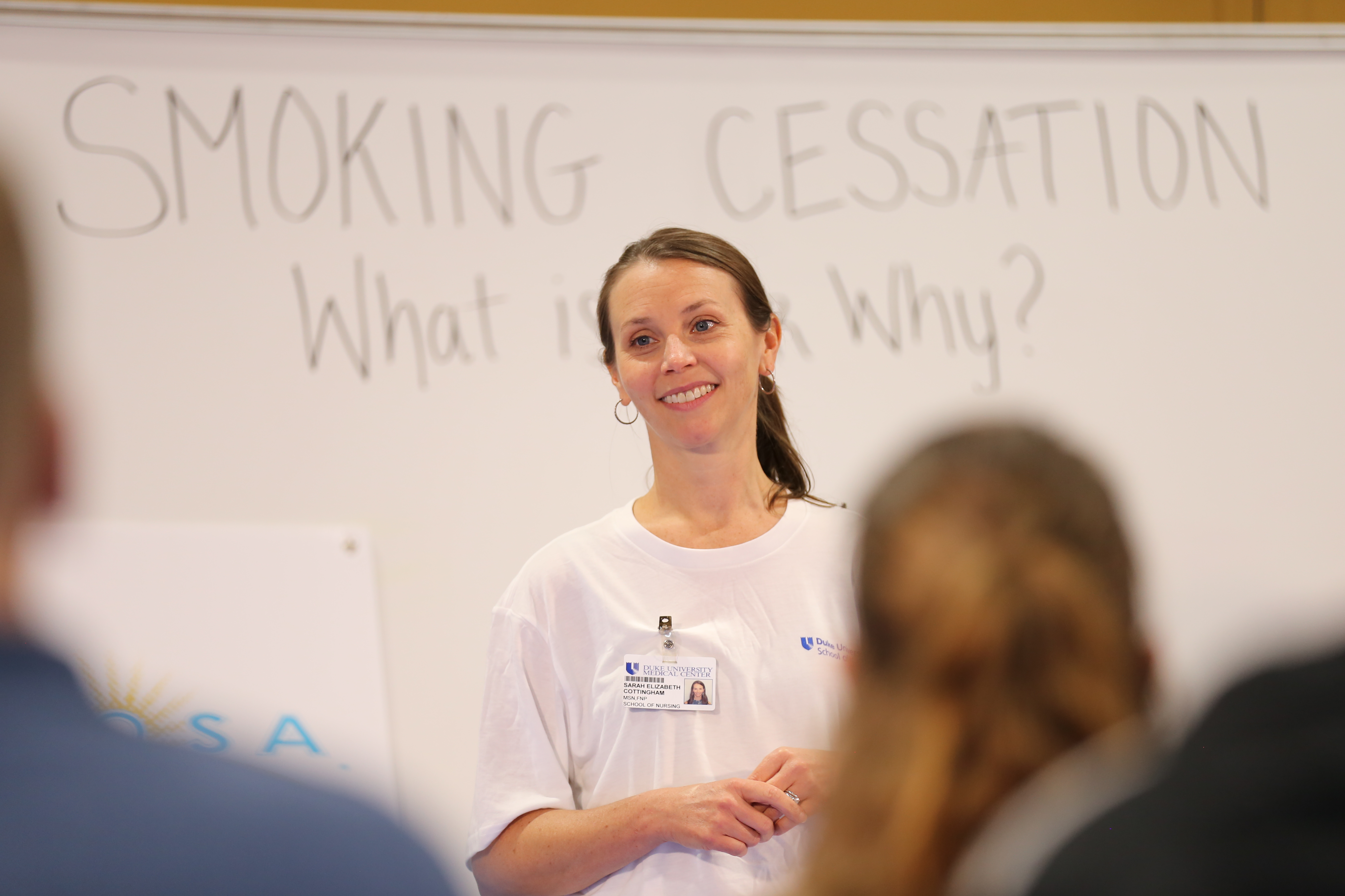 TROAS Nurse Speaker Talking to Group