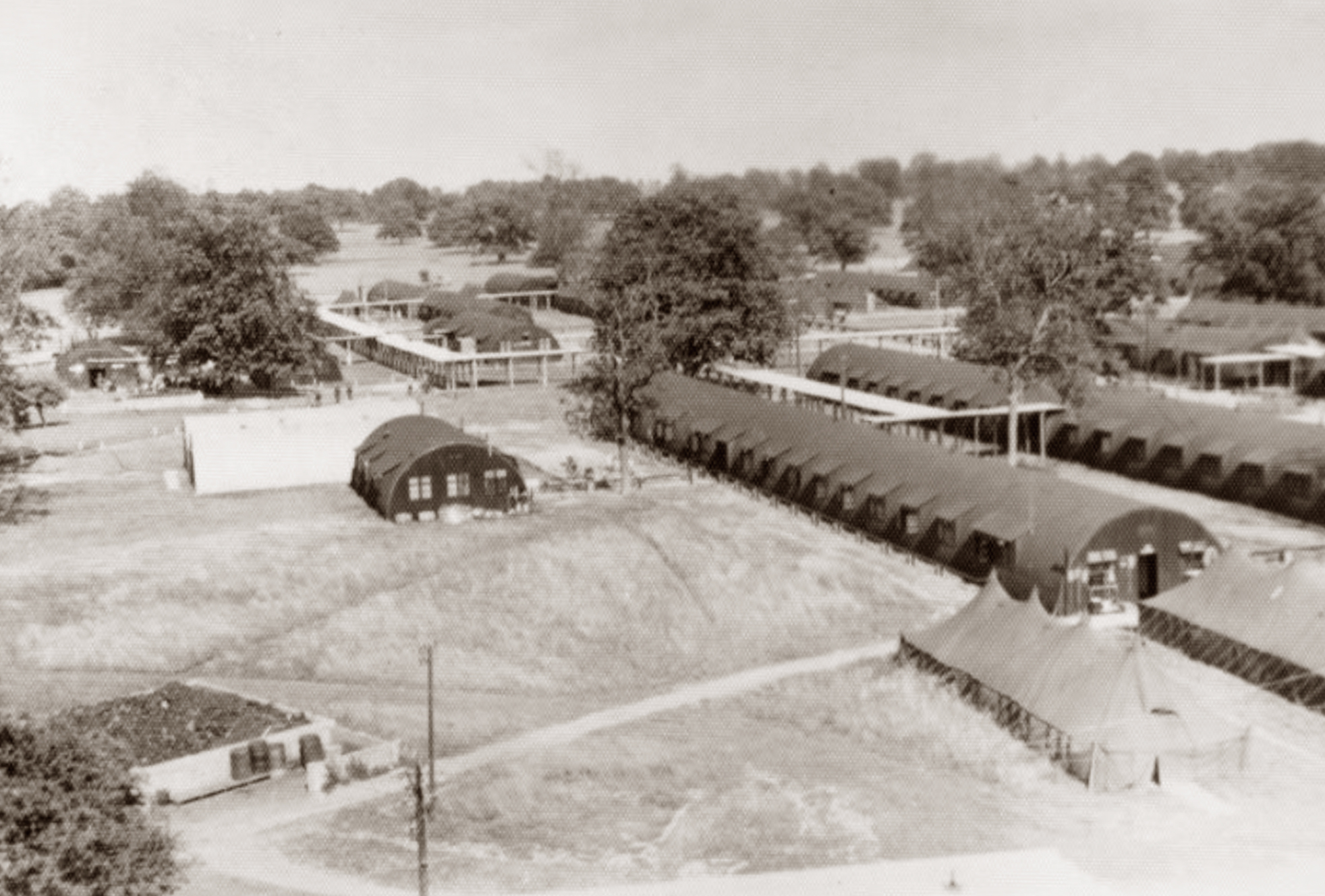 65th General Hospital Aerial View, Redgrave Park, England