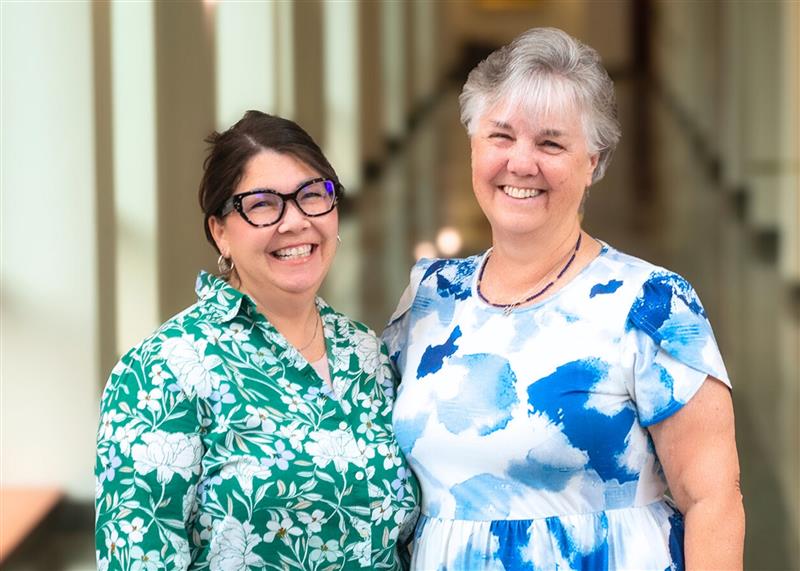 Vicki Rennecker-Nakayoshi and Dr. Midge Bowers