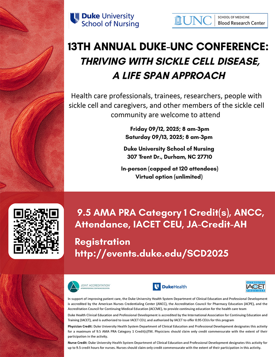 13th Annual Sickle Cell Conference Flyer