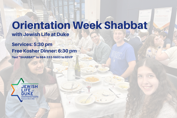 Orientation Week Shabbat