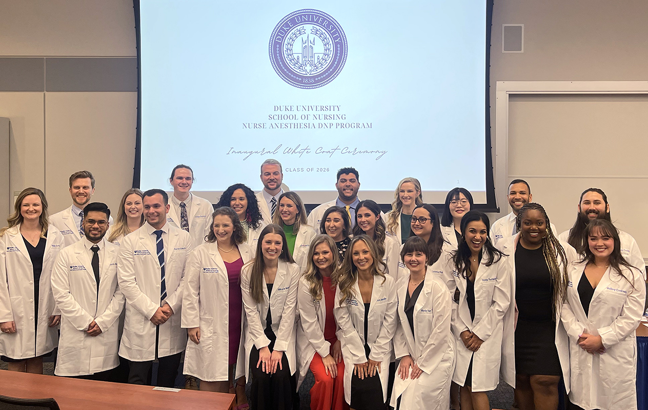 Inaugural White Coat Ceremony for Anesthesia Group Picture
