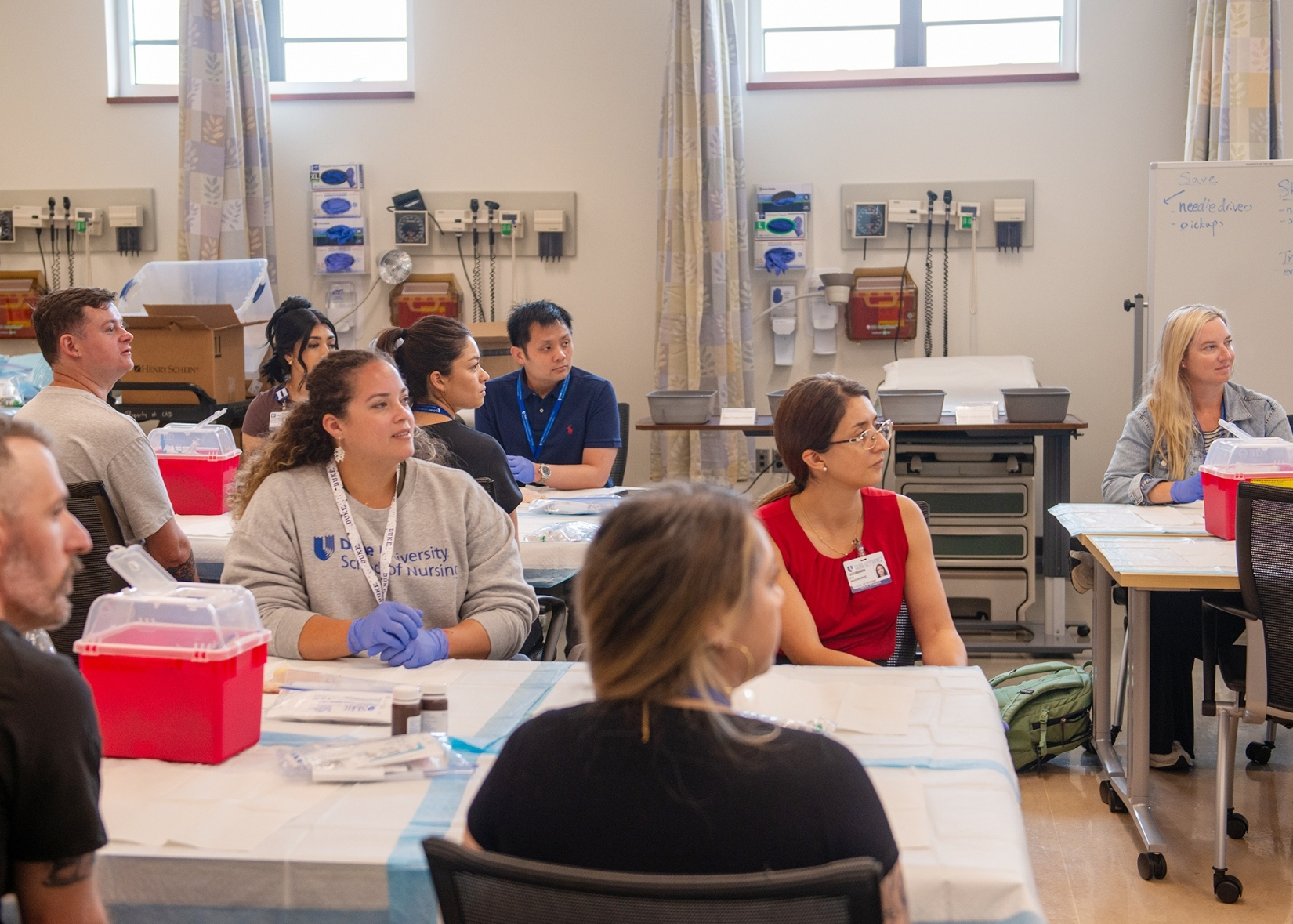 Duke MSN Students attending a class
