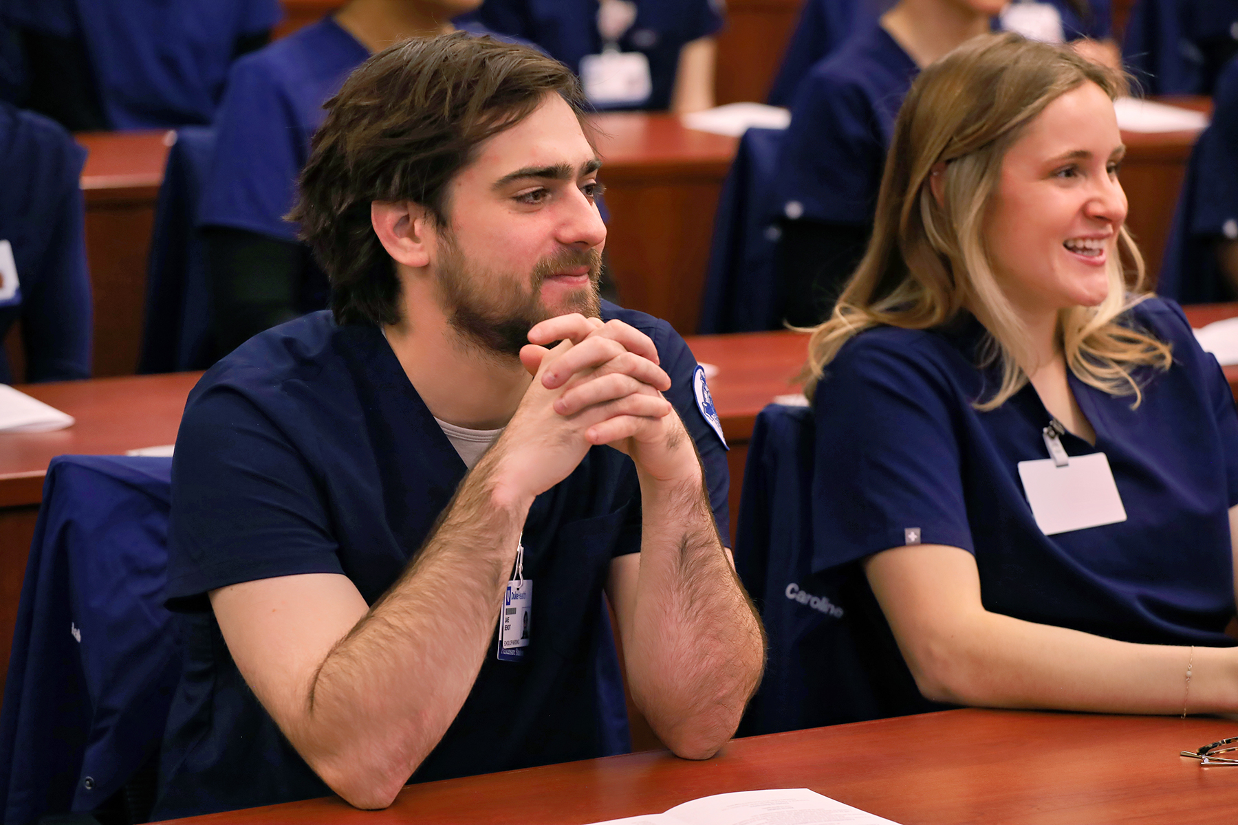 School of Nursing students in a classroom