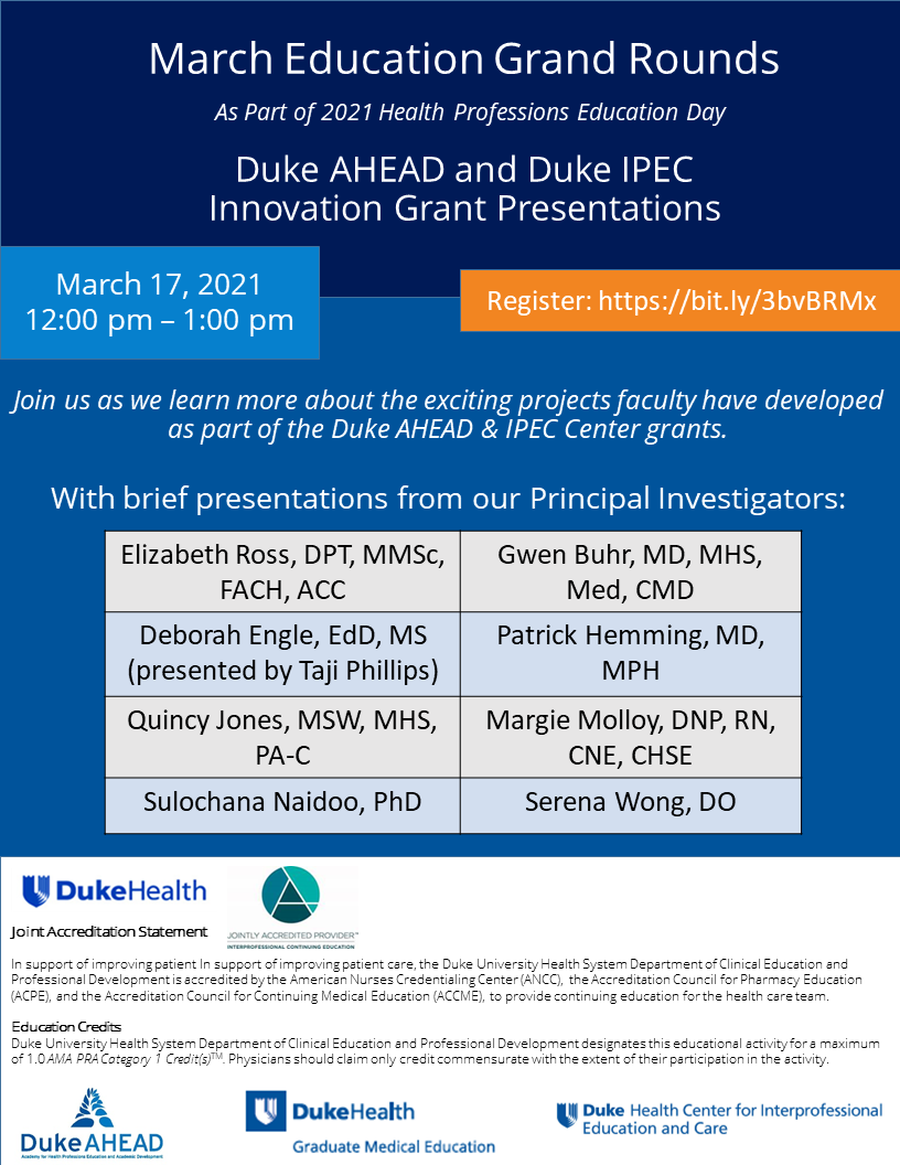 march education grand rounds