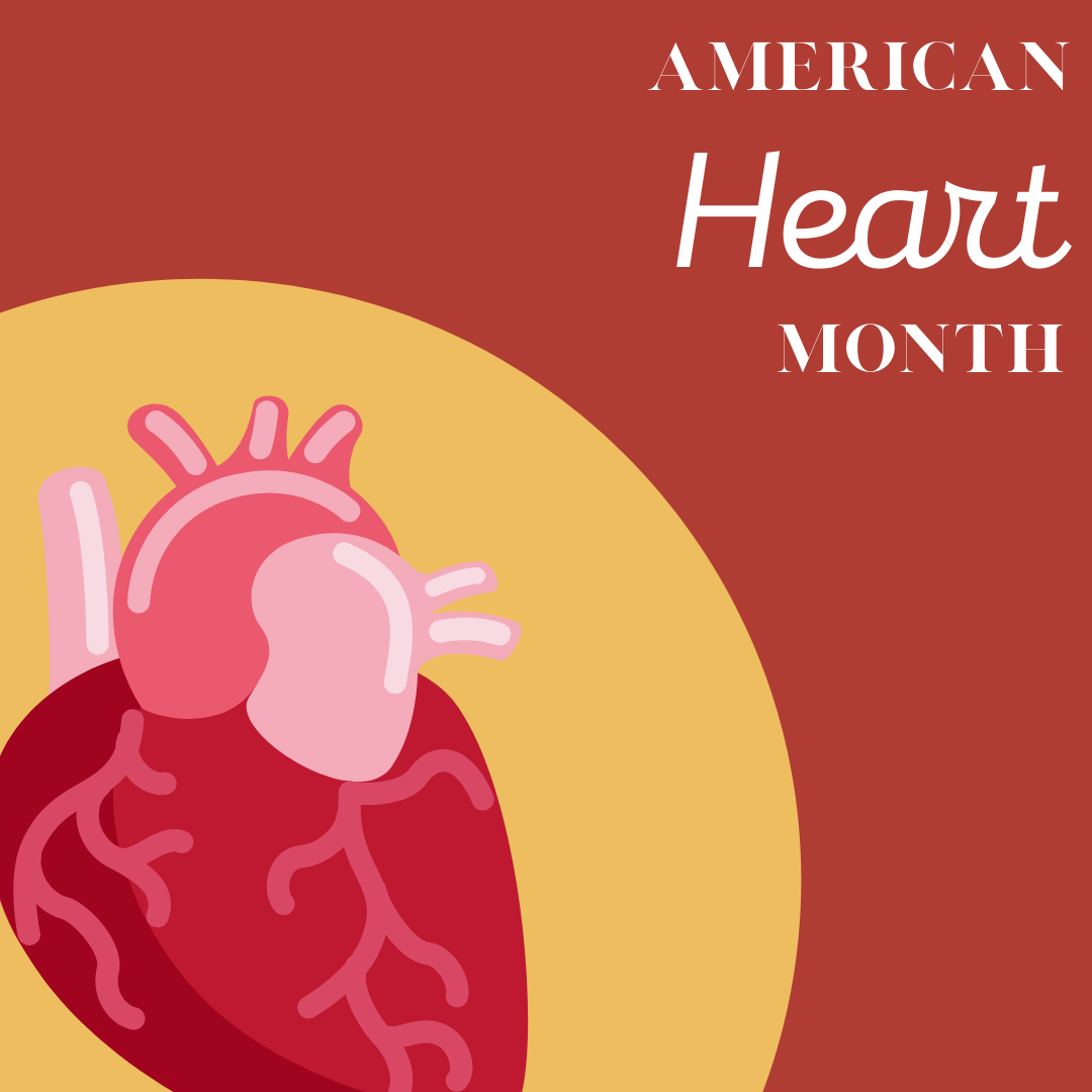American Heart Health Month graphic