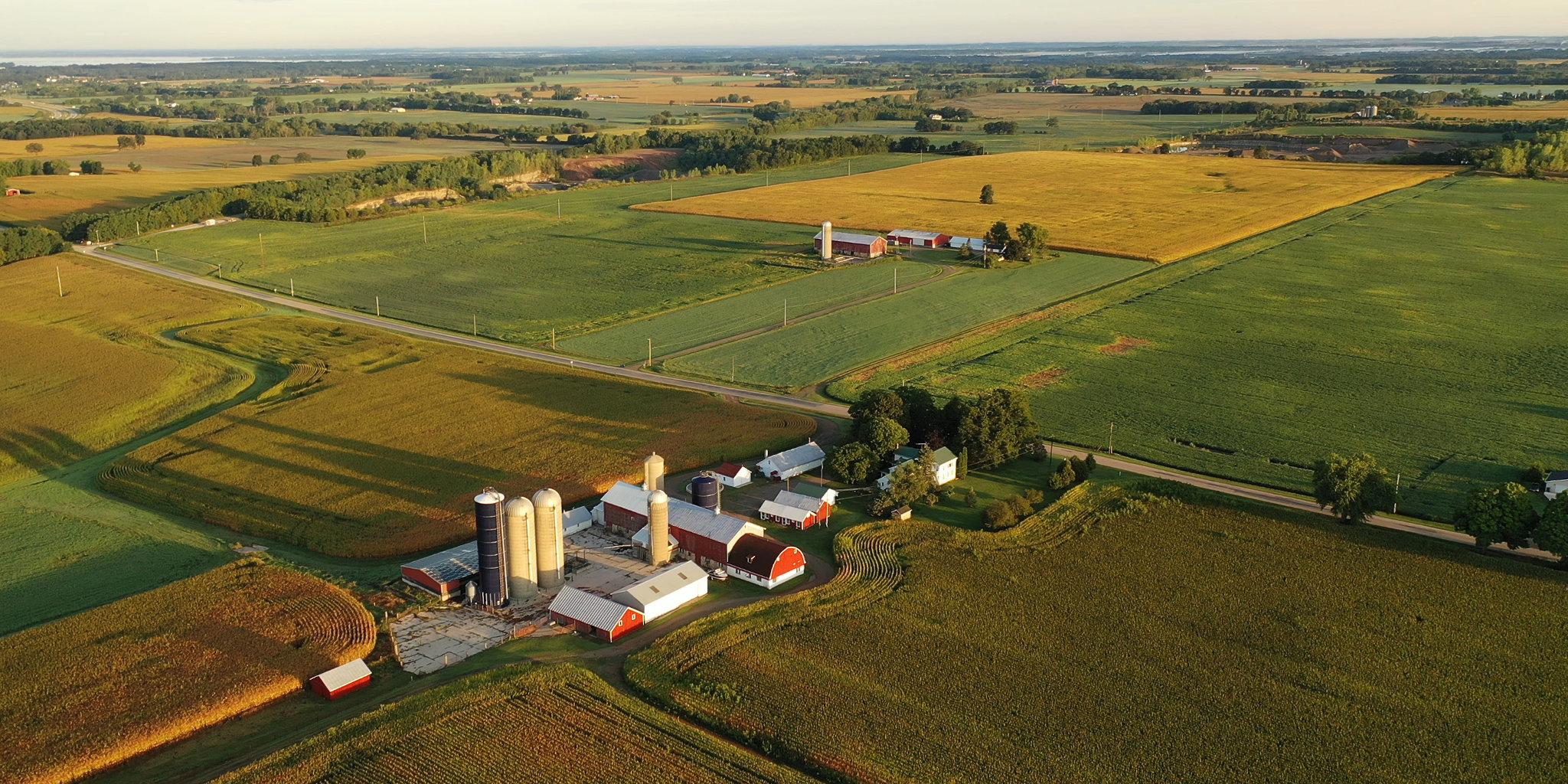 Rural Farm from above