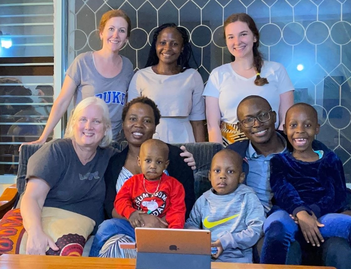 pami ellis gretchen werner jodene jensen with tanzanian host family