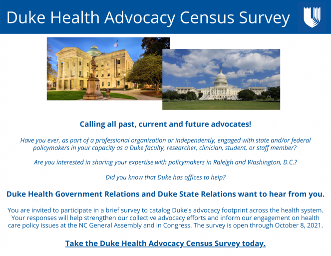 duke health advocacy flyer 