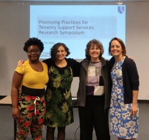 Biederman and Colleagues at the Research Symposium on Tenancy Support Services in North Carolina
