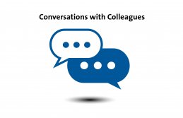 conversation with colleagues graphic