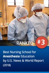 No. 3 Anesthesia Education U.S. News &amp; World Report ranking