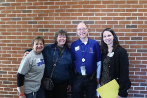 Duke faculty with community partner