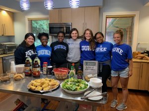 Student Council Members at Caring House 