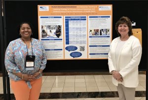 Danett Cantey and Margie Molloy Presenting Poster