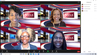 schenita randolph with fellow presenters on zoom