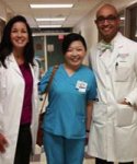 Yu Loo with Duke Health providers