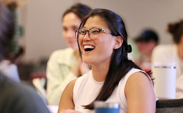 FNP MSN, Family Nurse Practitioner, Duke University MSN Family Nurse Practitioner, Nursing Student Laughing, family practice, clinical setting, FNP intensives, number one ranked MSN FNP, the best nursing school for FNP, Duke FNP