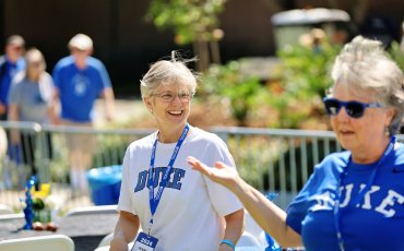 School of Nursing Faculty enjoying Homecoming