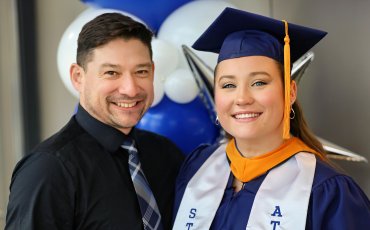 School of Nursing Graduate and Family