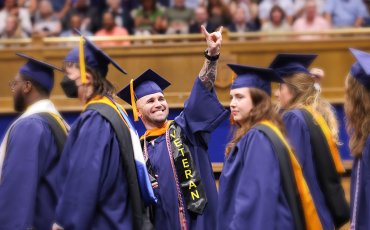 Veteran Graduating at Duke School of Nursing