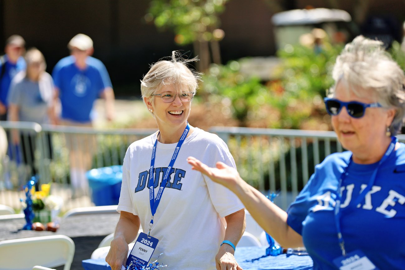School of Nursing Faculty enjoying Homecoming
