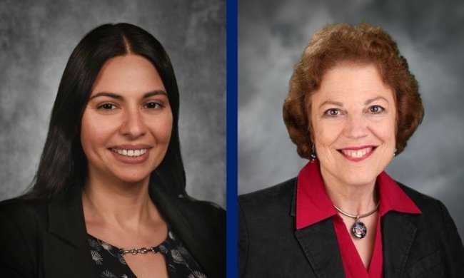 Professional headshots of Dr. Marissa Abram and Dr. Sophia Smith