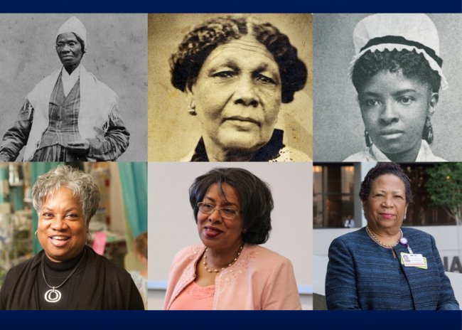 Six photos of nurse leaders through history