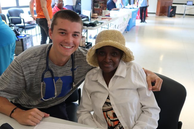 Student with Durham Housing Authority Resident