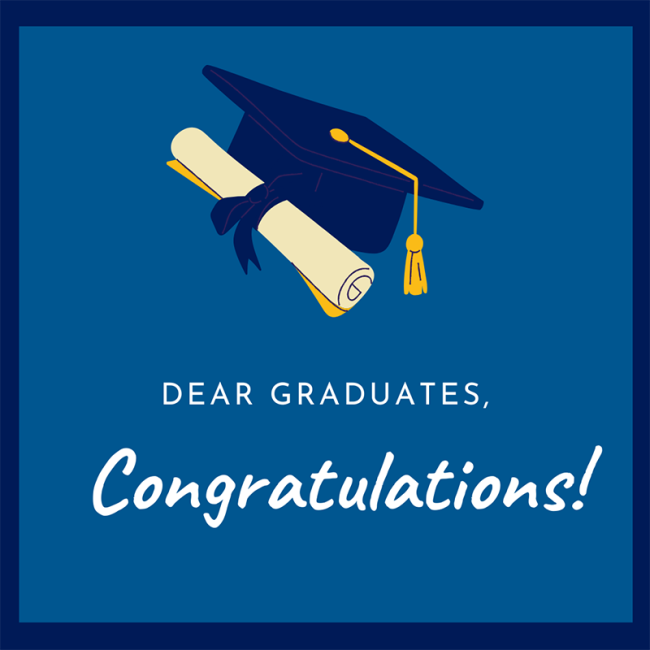Graduation May 10, 2020 Graphic