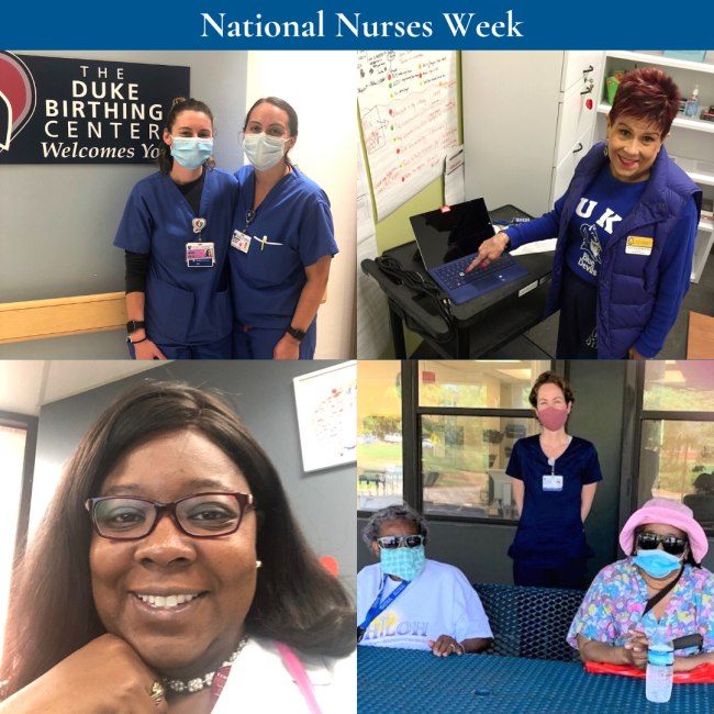 nurses week photos of female nurses on front line