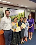 Duke Nursing staff with the OGACHI visiting scholars